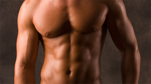 muscle working in men